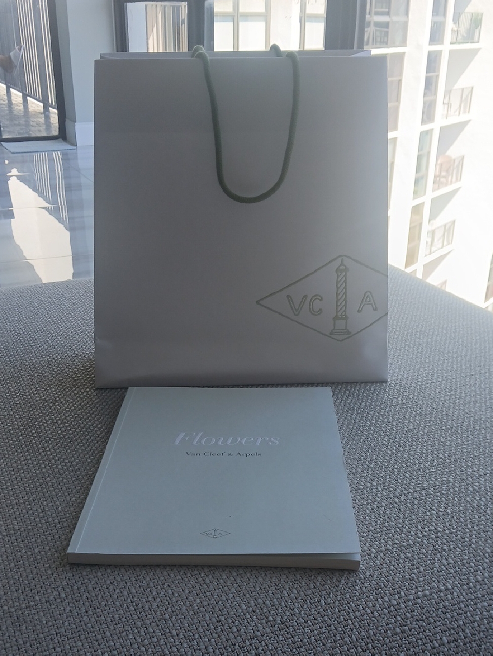 Van Cleef & Arpels Light Gray 'Flowers' Cover